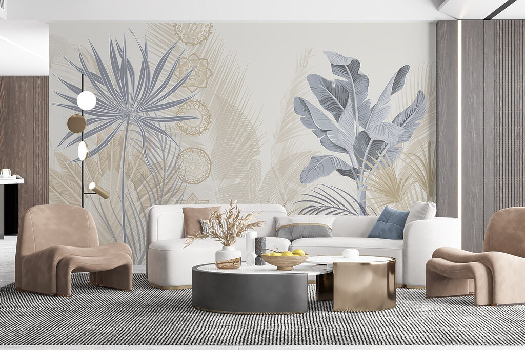 Formas tropicais gráficas — interior 2