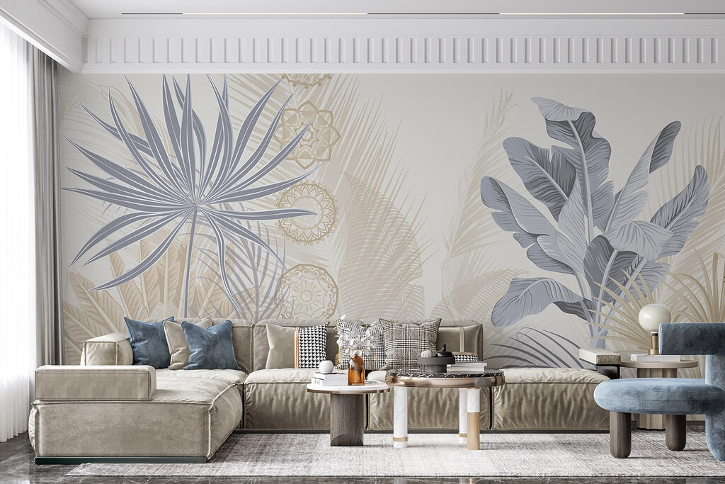 Formas tropicais gráficas — interior 3