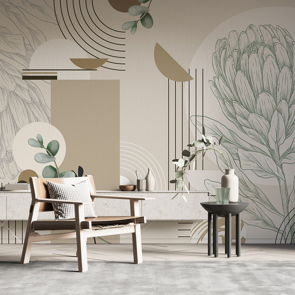 Flor com arcos geométricos — interior 5