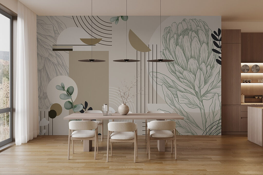 Flor com arcos geométricos — interior 6