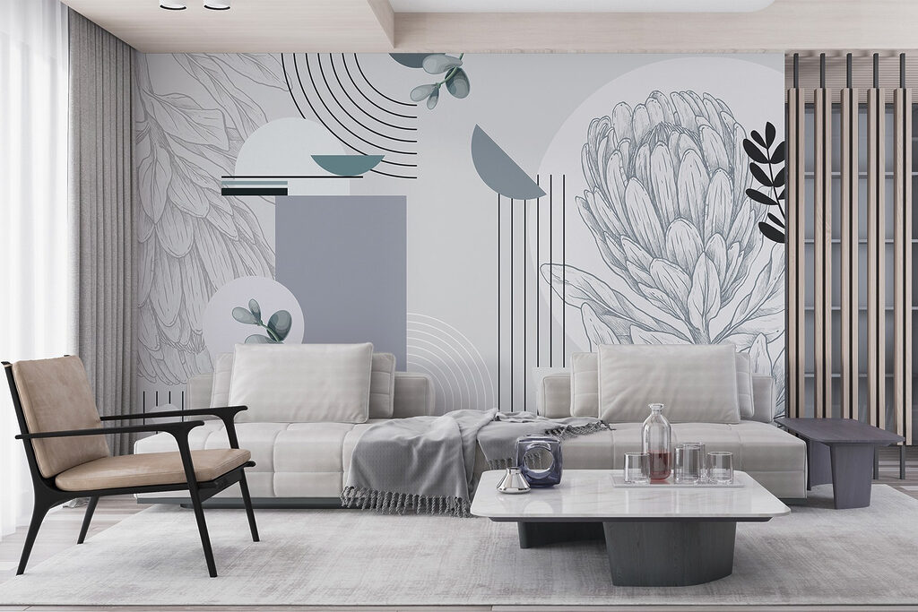 Flor com arcos geométricos — interior 2