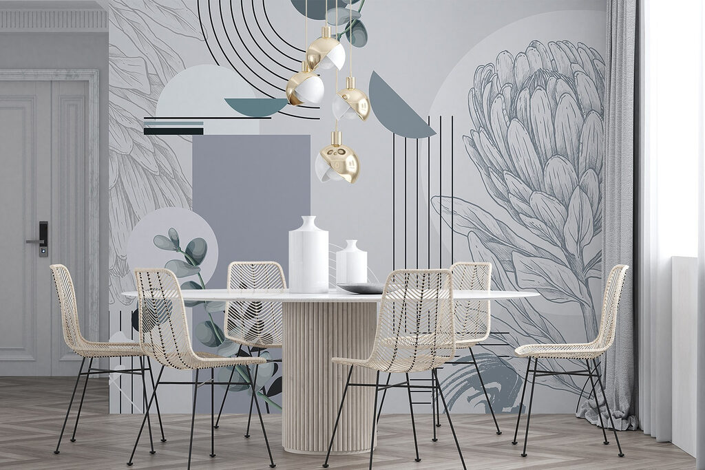 Flor com arcos geométricos — interior 6
