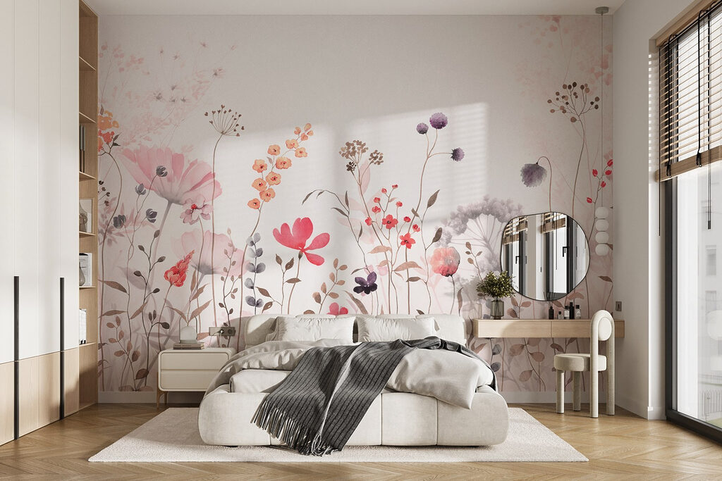 Flores silvestres cor-de-rosa — interior 1