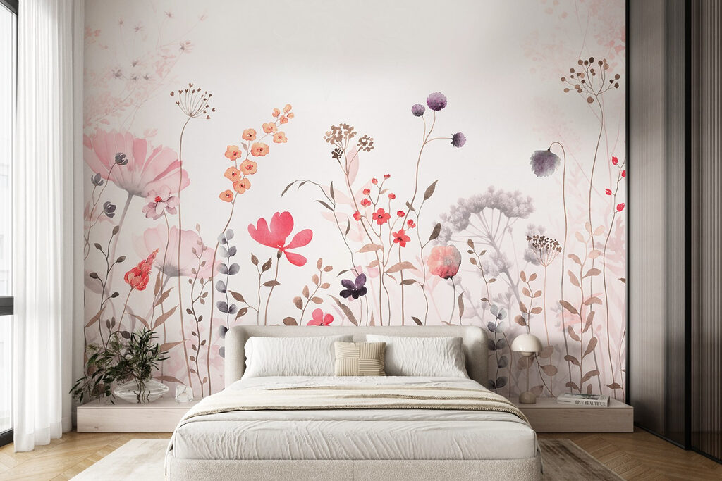 Flores silvestres cor-de-rosa — interior 2