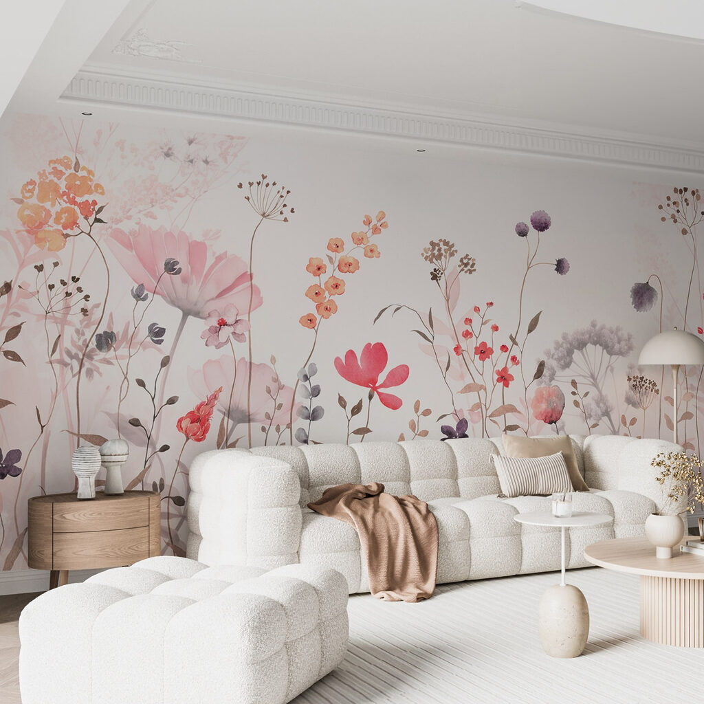 Flores silvestres cor-de-rosa — interior 3