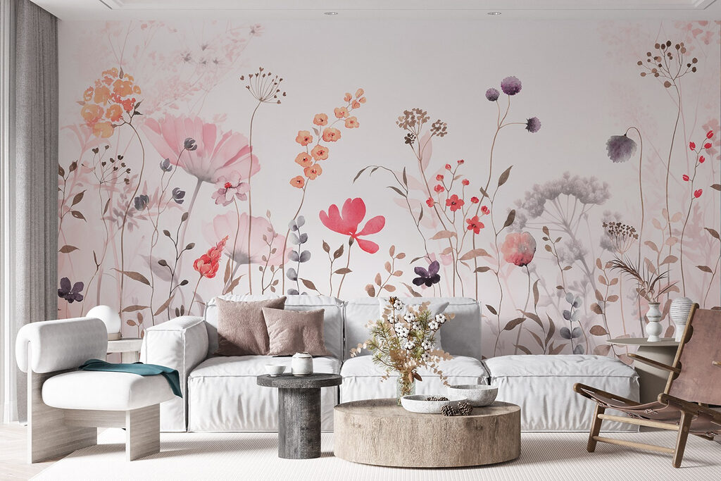Flores silvestres cor-de-rosa — interior 4