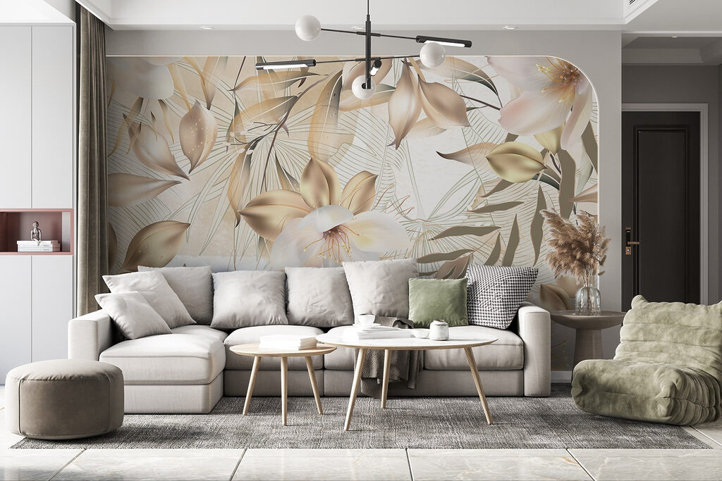 Flores tropicais em diagonal — interior 6