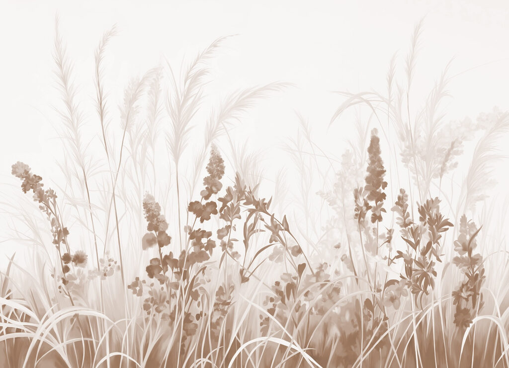 Hastes altas e ervas — design completo