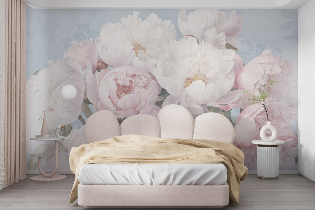 Ramo de peónias rosa — interior 1