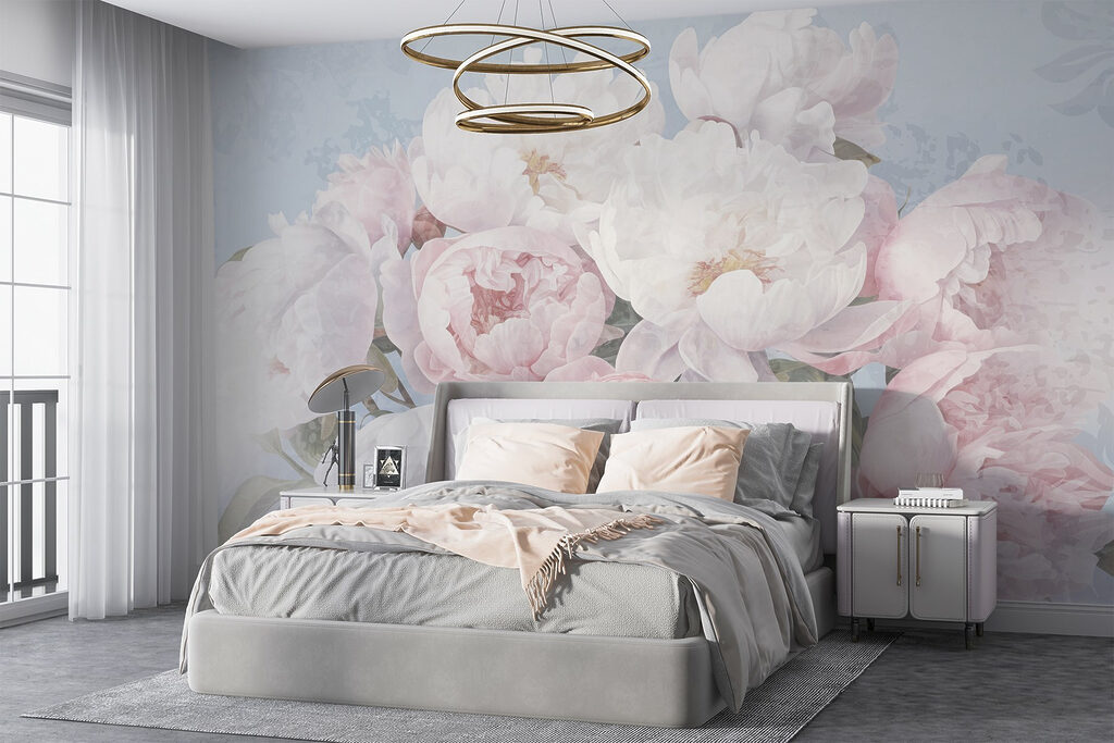 Ramo de peónias rosa — interior 2