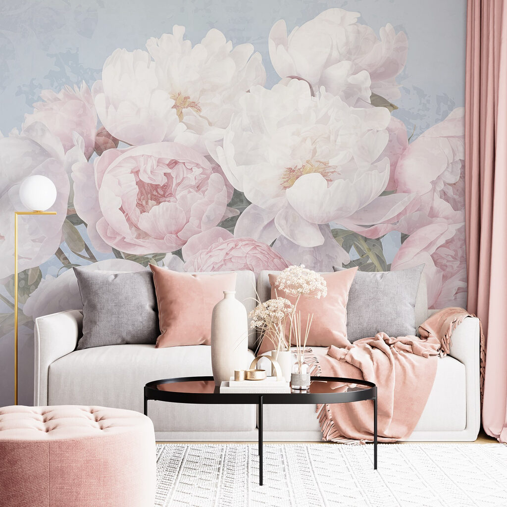 Ramo de peónias rosa — interior 5
