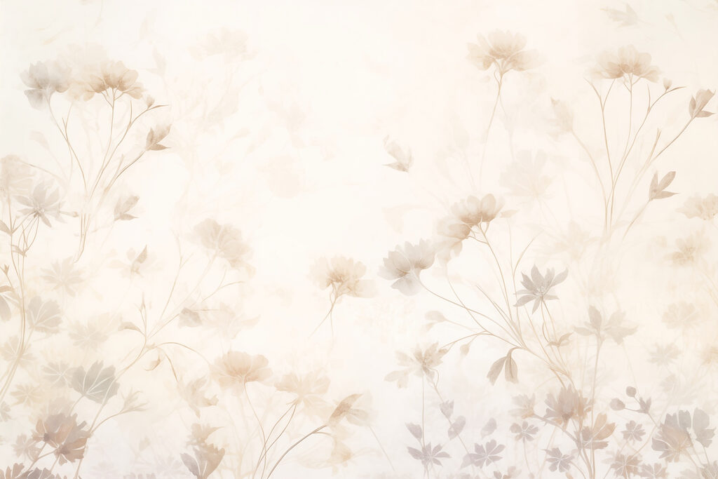 Flores claras ao sol — design completo