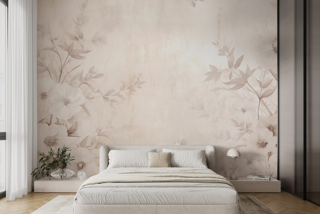 Orla de flores rosa-pó — interior 2