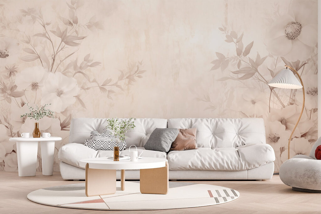Orla de flores rosa-pó — interior 4