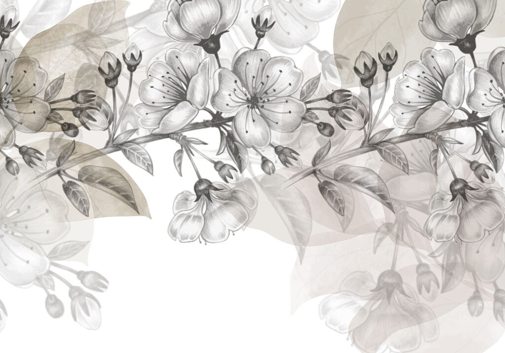 Orla de flores — design completo