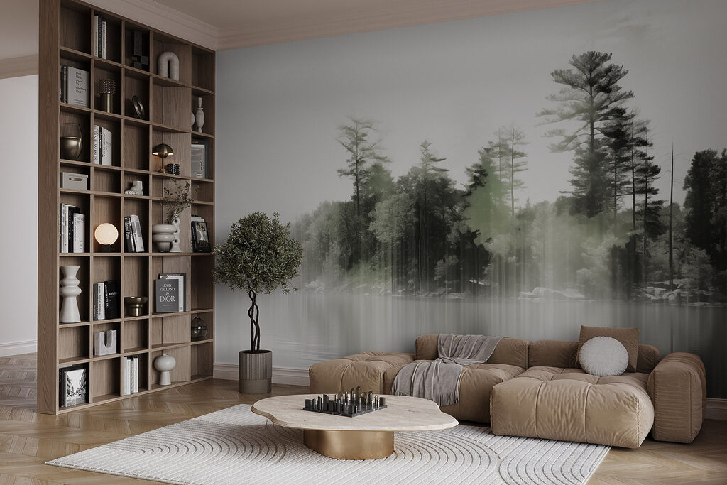 Árvores sobre água calma — interior 5