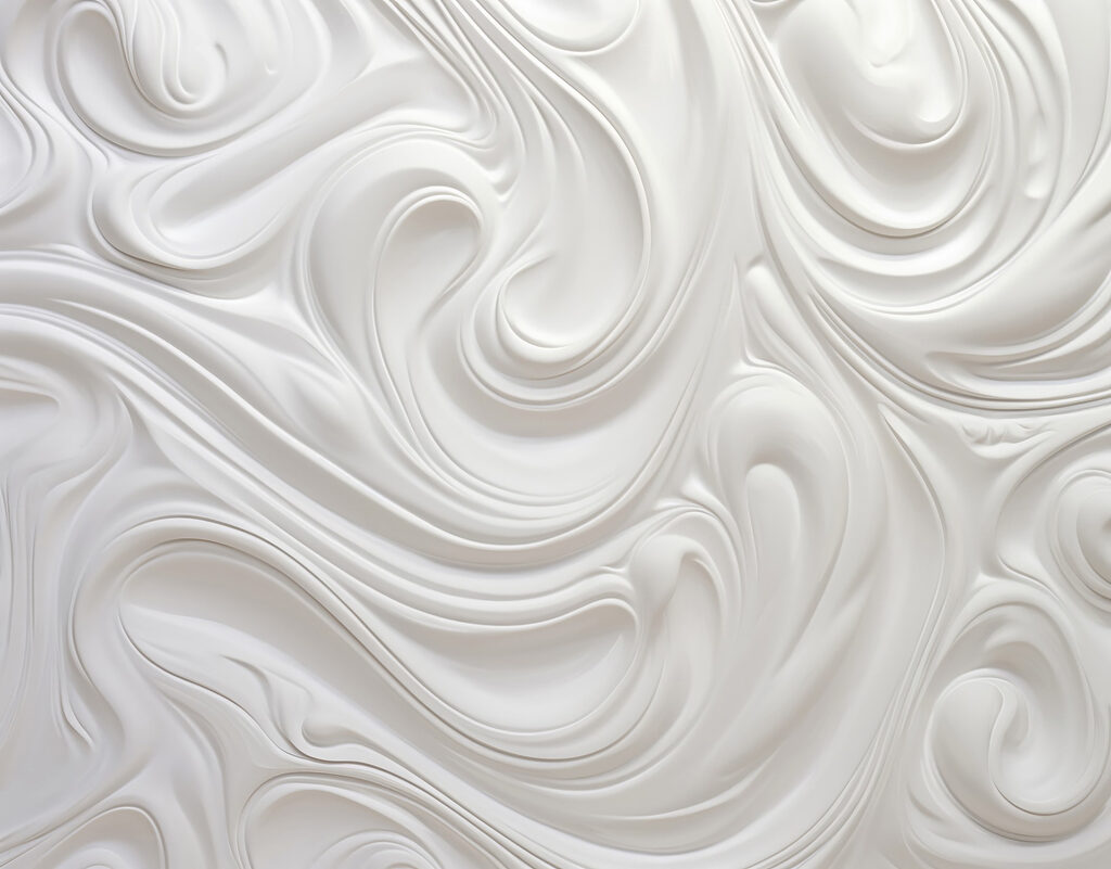 Curvas brancas em espiral — design completo