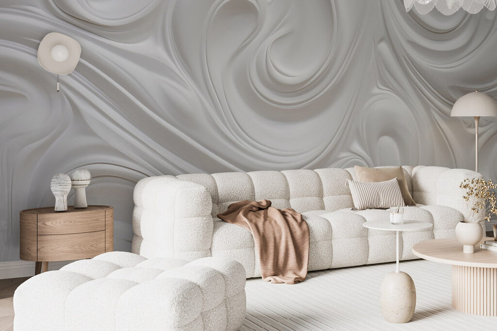 Curvas brancas em espiral — interior 6