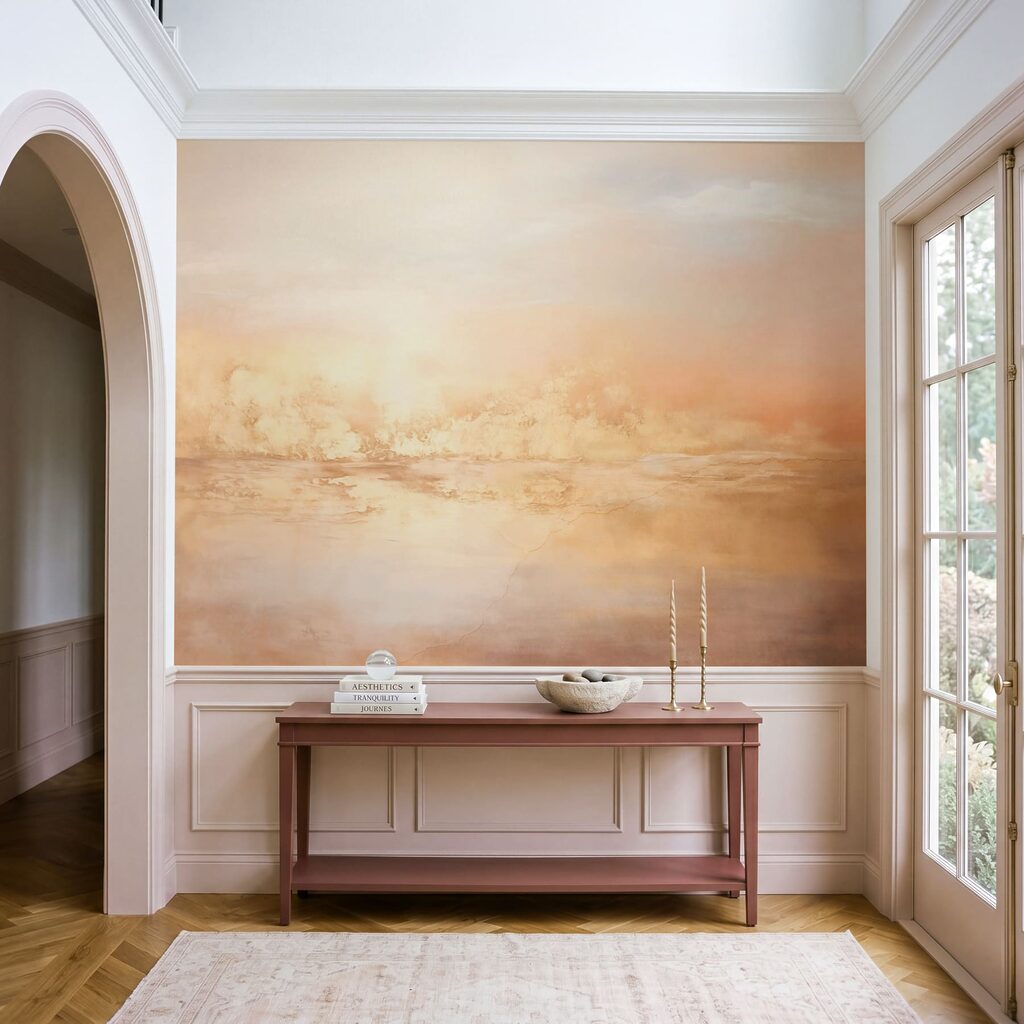 Luz dourada ao entardecer — interior 1