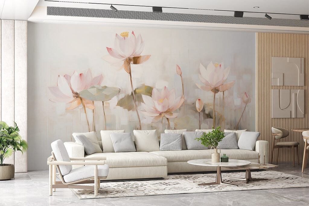 Lótus e nenúfares — interior 3