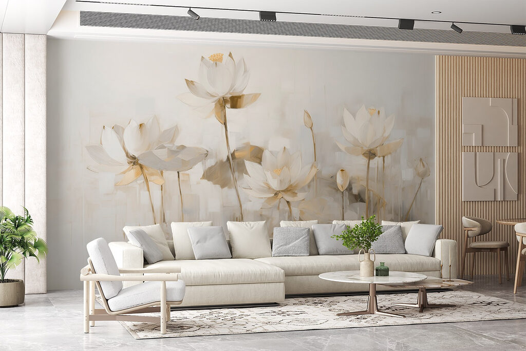 Lótus e nenúfares — interior 2
