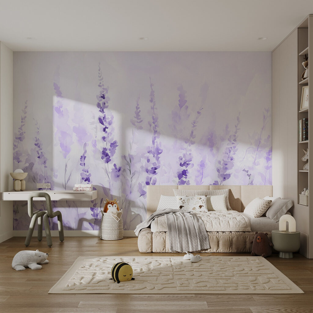 Flores esguias em aguarela — interior 3