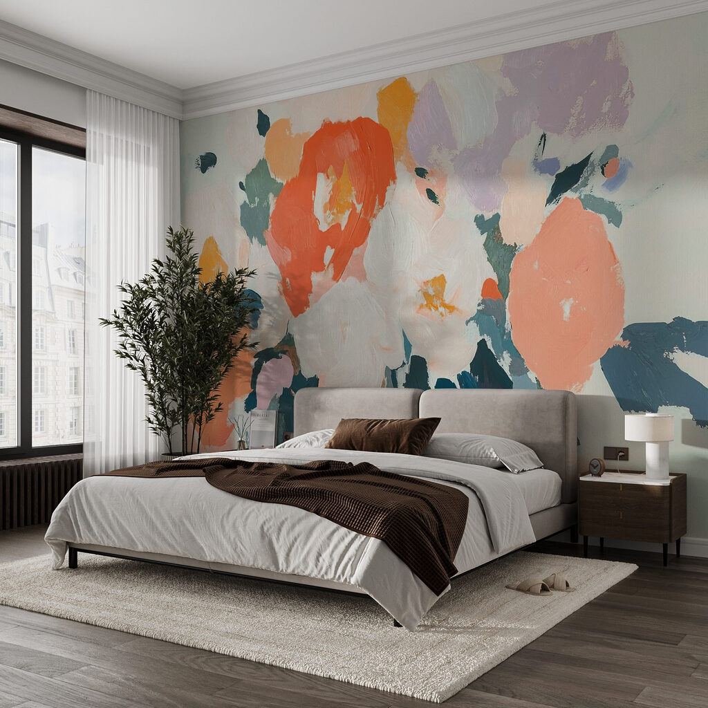 Ramo abstrato de pinceladas — interior 1