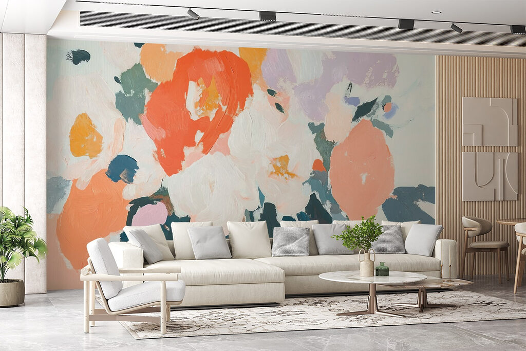 Ramo abstrato de pinceladas — interior 3