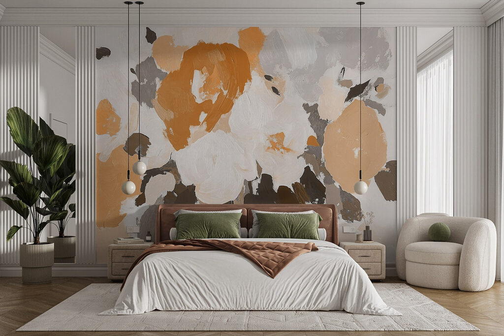 Ramo abstrato de pinceladas — interior 1