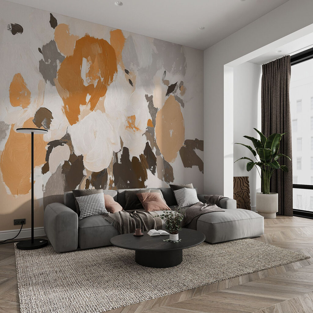 Ramo abstrato de pinceladas — interior 2