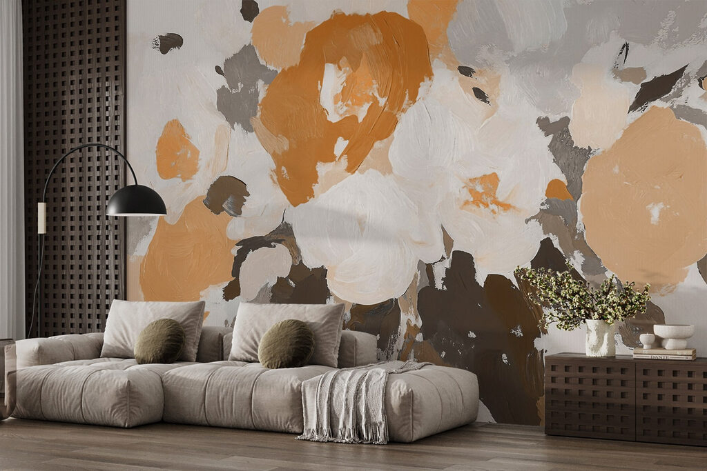 Ramo abstrato de pinceladas — interior 3