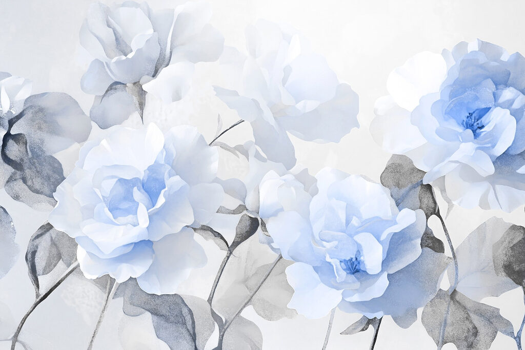 Rosas em aguarela — design completo