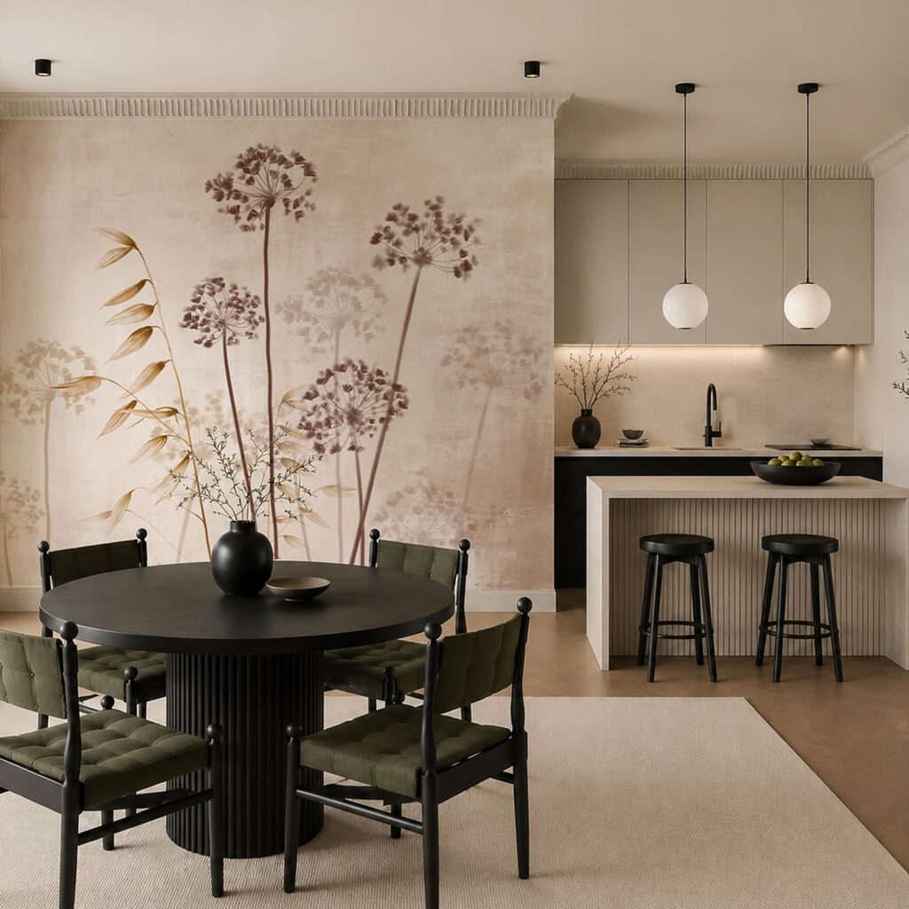 Umbelas em tinta suave — interior 2